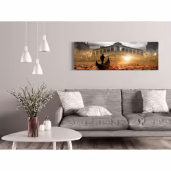 Tableau Villes Magic Venice (1 Part) Narrow Orange - PD12257-150-50