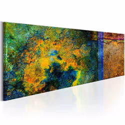 Planete Discount PD9346-150-50, Moderne, Bleu, Vert, Orange, Jaune, Panneaux MDF, 1500 mm, 20 mm, 500 mm