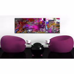 Tableau Oramgerie pourpre - PD9347-150-50