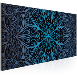Tableau Zen Feathers (1 Part) Blue Narrow - PD12645-150-50