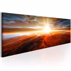 Planete Discount PD9360-150-50, Moderne, Bleu, Orange, Rouge, Jaune, Panneaux MDF, 1500 mm, 20 mm, 500 mm