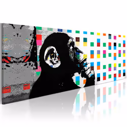 Planete Discount PD8490-150-50, Banksy, Multicolore, Panneaux MDF, 1500 mm, 20 mm, 500 mm