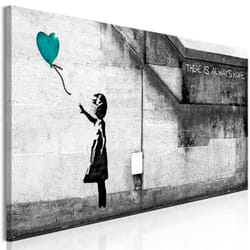 Tableau There is Always Hope 1 Pièce Narrow Turquoise - PD8492-150-50