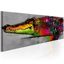 Tableau Colourful Alligator - PD8497-150-50