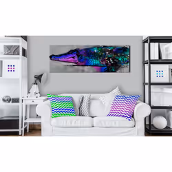 Tableau Blue Alligator - PD8498-150-50