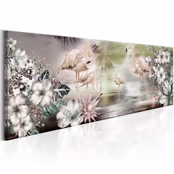 Planete Discount PD8503-150-50, Oiseaux, Beige, Vert, Blanc, Panneaux MDF, 1500 mm, 20 mm, 500 mm