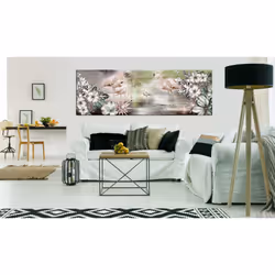 Tableau Flamingoes and Flowers - PD8503-150-50