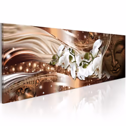Planete Discount PD9367-150-50, Fleurs et plantes, Marron, Orange, Blanc, Panneaux MDF, 1500 mm, 20 mm, 500 mm