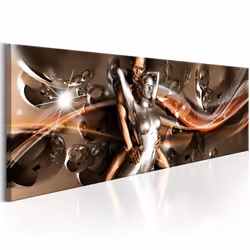 Planete Discount PD9368-150-50, Amour, Marron, Cuivre, Argent, Panneaux MDF, 1500 mm, 20 mm, 500 mm