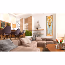 Tableau Peinture religieuse Angel of Peace - PD11867-45-135