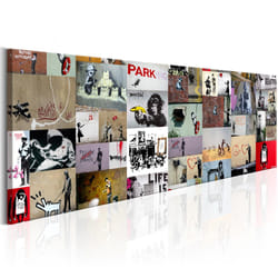Tableau Art of Collage Banksy II - PD8511-150-50