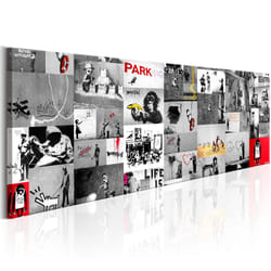 Tableau Street Art Banksy II - PD8513-150-50