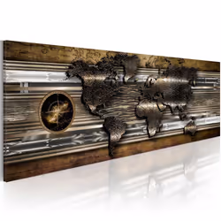 Planete Discount PD11784-150-50, Marron, Or, Métallique, Argent, Panneaux MDF, 1500 mm, 20 mm, 500 mm
