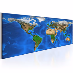 Planete Discount PD11787-150-50, Bleu, Marron, Vert, Panneaux MDF, 1500 mm, 20 mm, 500 mm
