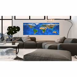 Tableau Cartes du monde Magnificent World - PD11787-150-50