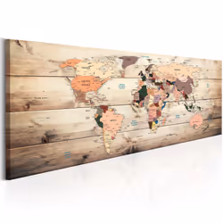 Planete Discount PD11791-150-50, Marron, Multicolore, Panneaux MDF, 1500 mm, 20 mm, 500 mm
