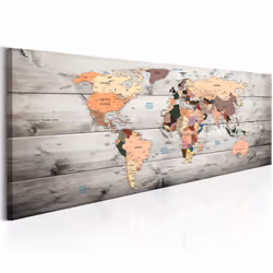 Planete Discount PD11792-135-45, Gris, Multicolore, Panneaux MDF, 1350 mm, 20 mm, 450 mm