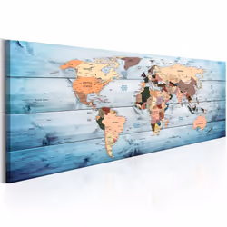 Planete Discount PD11793-135-45, Bleu, Multicolore, Panneaux MDF, 1350 mm, 20 mm, 450 mm
