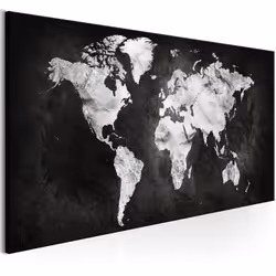 Planete Discount PD11795-150-50, Noir, Blanc, Panneaux MDF, 1500 mm, 20 mm, 500 mm