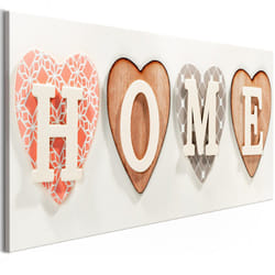 Tableau Vintage Four Hearts (1 Part) Narrow - PD12461-150-50