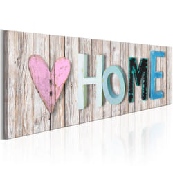 Tableau Vintage Colourful Cottage - PD12462-150-50
