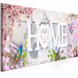 Planete Discount PD11378-150-50, Fleurs variées, Gris, Multicolore, Rose, Panneaux MDF, 1500 mm, 20 mm, 500 mm