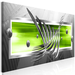 Tableau Silver Wings (1 Part) Narrow Green - PD9372-150-50