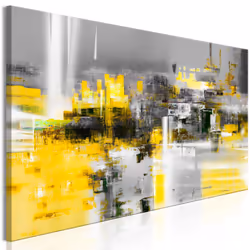 Planete Discount PD9387-150-50, Moderne, Gris, Jaune, Panneaux MDF, 1500 mm, 20 mm, 500 mm