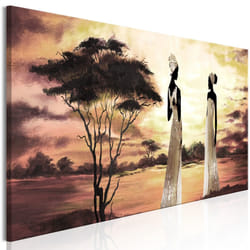 Tableau Tableau africain et ethnique African Goddesses (1 Part) Narrow - PD12011-150-50