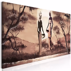 Planete Discount PD12012-135-45, Personnages, Beige, Noir, Marron, Panneaux MDF, 1350 mm, 20 mm, 450 mm
