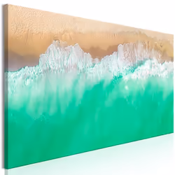 Planete Discount PD10216-150-50, Paysage marin, Beige, Bleu, Blanc, Panneaux MDF, 1500 mm, 20 mm, 500 mm
