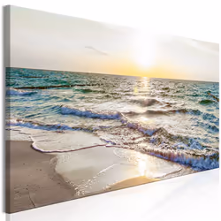 Planete Discount PD10225-150-50, Paysage marin, Marron, Vert, Gris, Orange, Panneaux MDF, 1500 mm, 20 mm, 500 mm