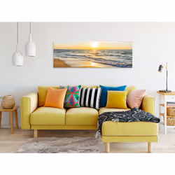 Tableau Calm Waves (1 Part) Narrow Golden - PD10226-150-50
