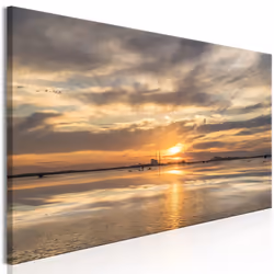 Planete Discount PD10228-150-50, Levers et couchers de soleil, Beige, Gris, Orange, Panneaux MDF, 1500 mm, 20 mm, 500 mm