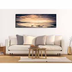 Tableau Beach in Crete (1 Part) Narrow Yellow - PD10230-150-50