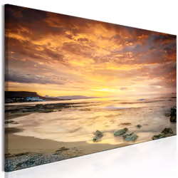 Planete Discount PD10231-150-50, Paysage marin, Beige, Gris, Orange, Panneaux MDF, 1500 mm, 20 mm, 500 mm