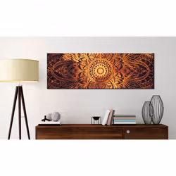 Tableau Zen Amber Mandala - PD12652-150-50