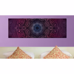 Tableau Zen Purple Mandala - PD12655-150-50