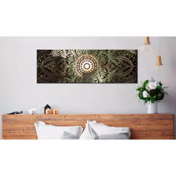 Tableau Zen Emerald Mandala - PD12658-150-50