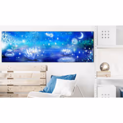 Tableau Fleurs Pays féerique - PD11385-150-50