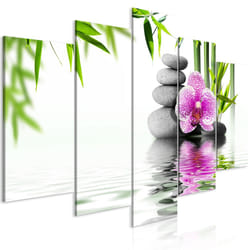 Tableau Zen Water Garden (5 Parts) Wide - PD12661-200-100