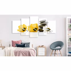 Tableau Zen Calm Mallow (5 Parts) Wide Yellow - PD12663-200-100