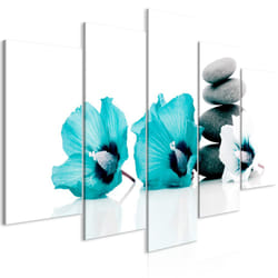 Tableau Zen Calm Mallow (5 Parts) Wide Turquoise - PD12664-200-100