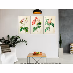 Tableau Fleurs Floral Trio (Collection) - PD11386-120-60