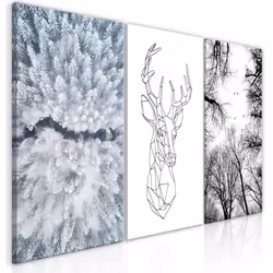 Planete Discount PD10245-120-60, Forêt, Noir, Vert, Blanc, Panneaux MDF, 1200 mm, 20 mm, 600 mm