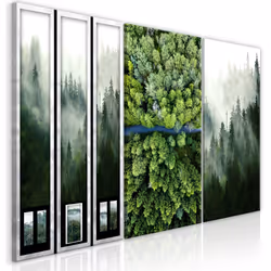 Planete Discount PD10246-120-60, Forêt, Vert, Gris, Panneaux MDF, 1200 mm, 20 mm, 600 mm
