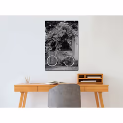 Tableau Vintage Bicycle and Flowers (1 Part) Vertical - PD12469-80-120