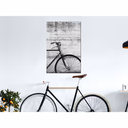 Tableau Vintage Bicycle And Concrete (1 Part) Vertical - PD12472-80-120