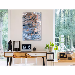 Tableau Sienna Blue Marble (1 Part) Vertical - PD9403-80-120