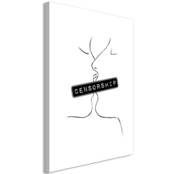 Tableau Censorship 1 Pièce Vertical - PD8524-80-120